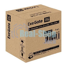 Гелевая аккумуляторная батарея ExeGate EL 12-55-М6 (12V 55Ah, болт М6)