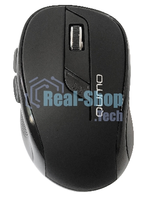 Мышь беспроводная Qumo Office Line M63 серый, 1600 dpi, радиоканал, USB, кнопки - 6