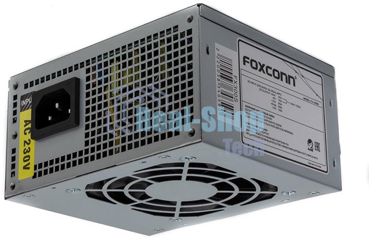 Блок питания Foxconn FX-300S, 300Вт, 80мм, серый