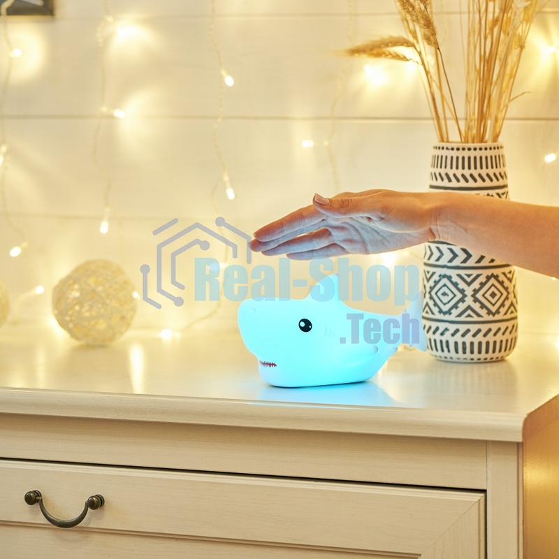 Силиконовый ночник Neon-night Шарк