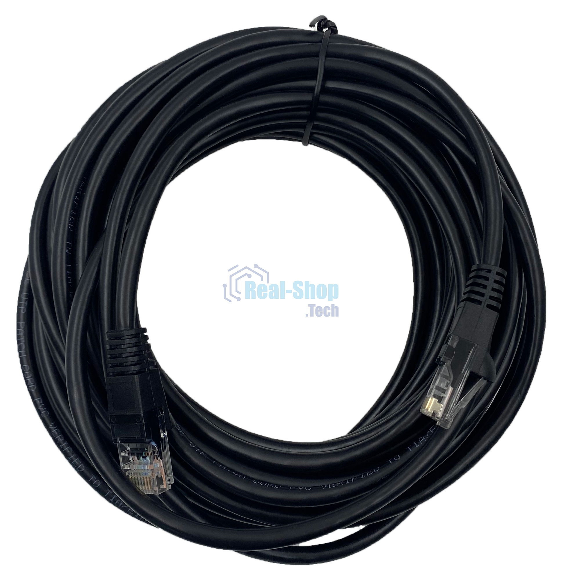 Патч-корд Buro UTP 4 пары cat.5e CCA molded 10м черный RJ-45 (m)-RJ-45 (m)