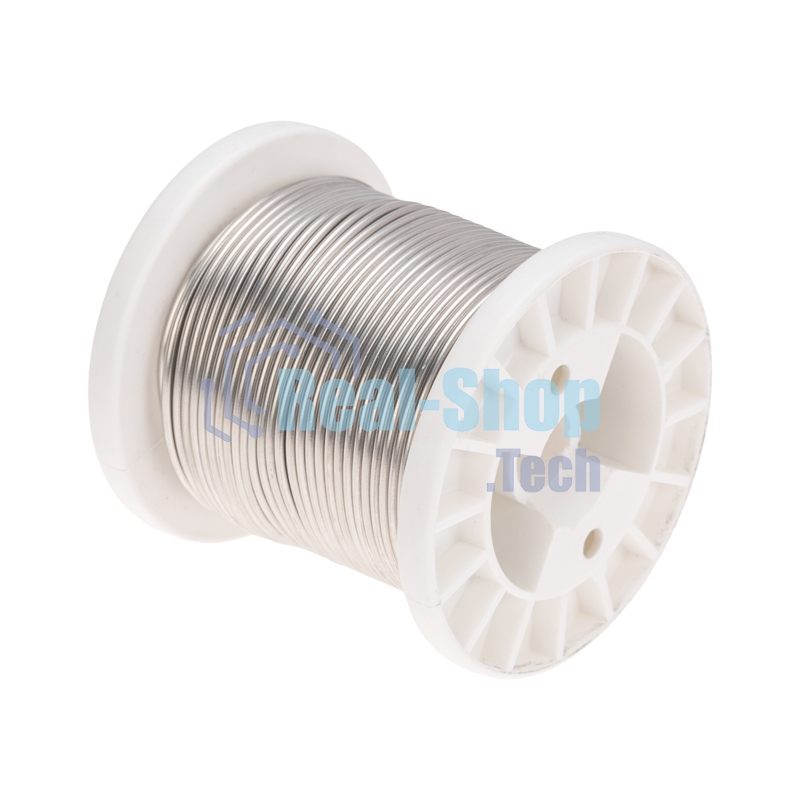 Припой ПОМ-3, 500г, Ø2мм, (олово 97%, медь 3%), бессвинцовый, ГОСТ 21931-76, катушка Rexant