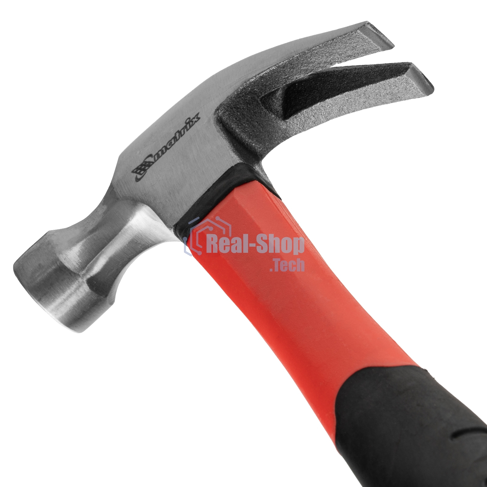 Молоток-гвоздодер Matrix ''optimal'', 450 г, фибергласовая обрезиненная рукоятка