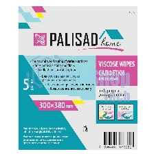 Салфетки вискозные HomePalisad универсальные 300x380 мм, 5 шт.