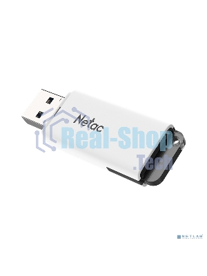Флешка USB Netac U185 (NT03U185N-016G-20WH), 16Gb, USB 2.0, R/W 25/10, белый/серый