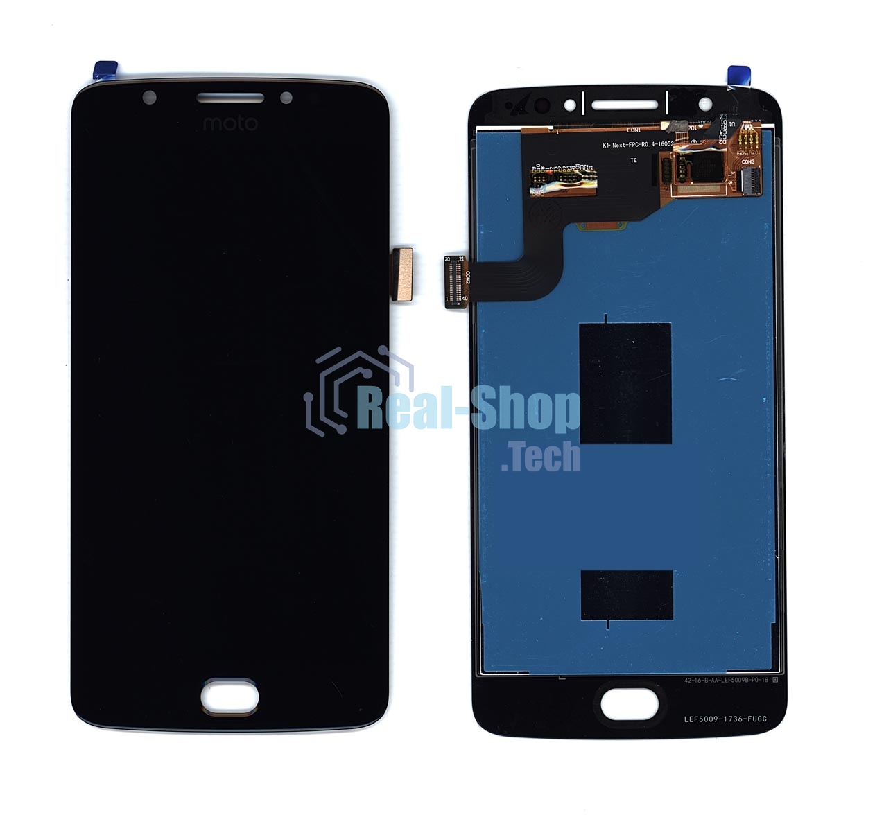 Дисплей для Motorola E4, черный