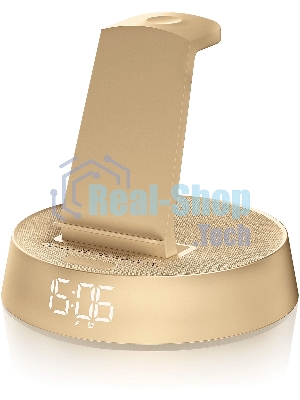 Портативная колонка BBK BTA1110 золотистый 10W 2.0 BT 10м 1800mAh