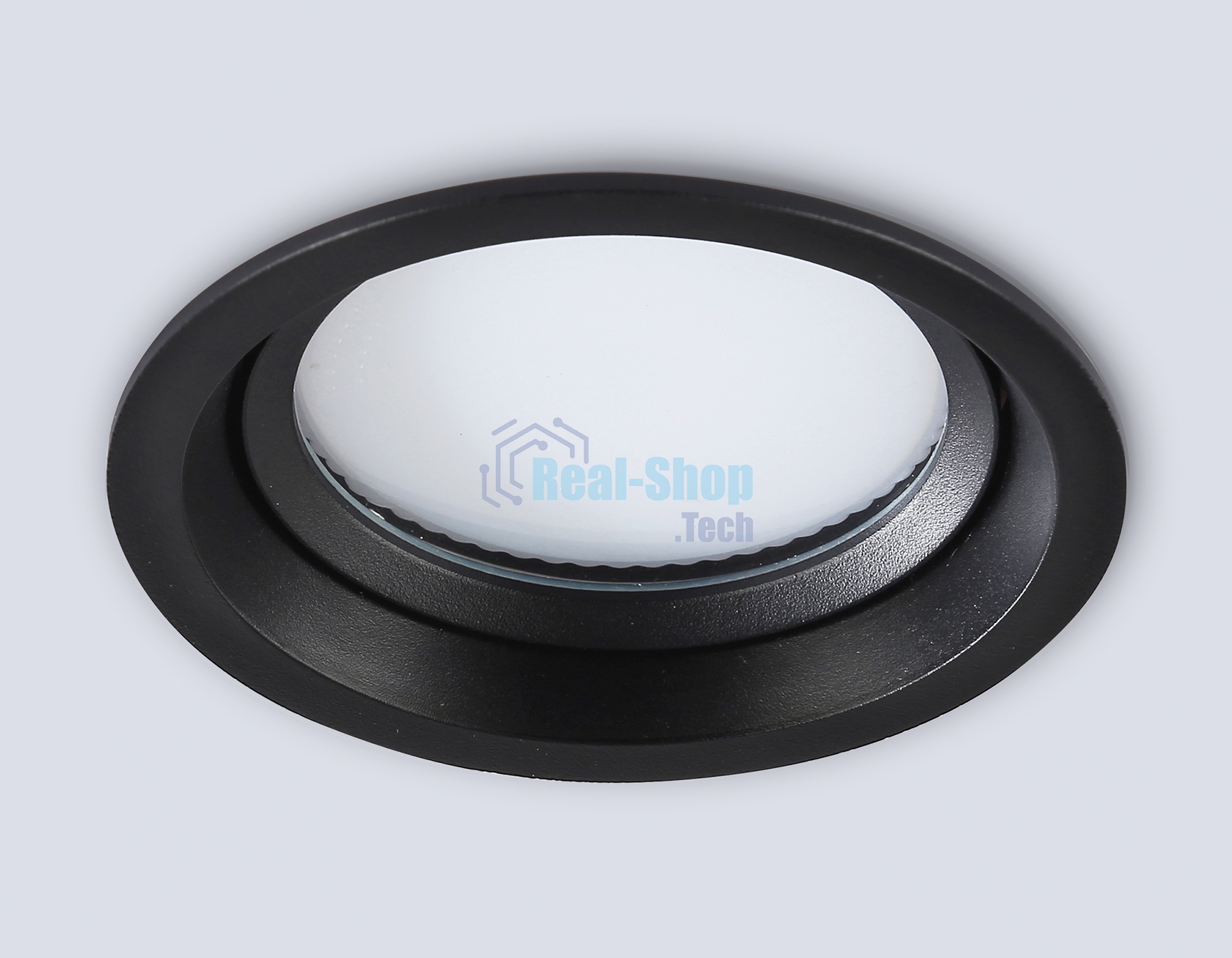 Светильник Ambrella light TN6653 BK черный IP44 GX53 D110*48