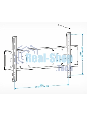 Кронштейн для телевизора Holder PFS-4017 черный 32