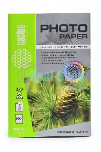 Фотобумага Cactus CS-MA6230500 матовая A6 230 г/м2 500 листов