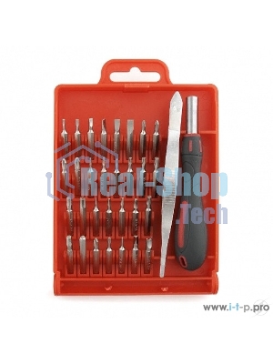 Отвертка с набором Cablexpert TK-SD-06 бит (32 предмета)