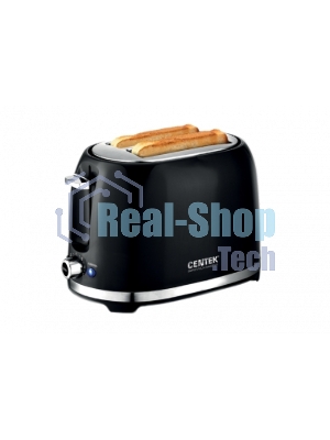 Тостер Centek СТ-1432 черный/стальной