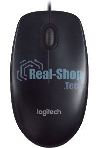 Мышь проводная Logitech M90 черный/серый, 1000 dpi, USB, кнопки - 3