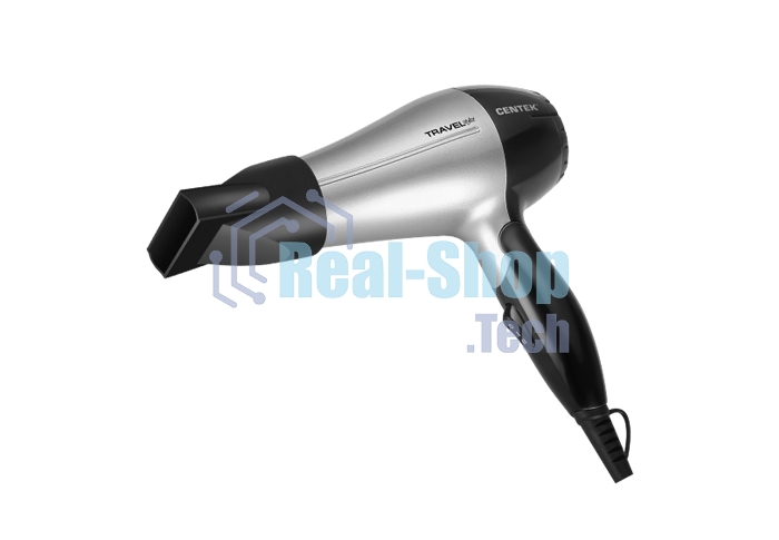 Фен Centek CT-2258 серебристый/черный, 850 Вт, компактный