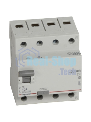 Выключатель дифференциального тока (УЗО) 4п 40А 300мА тип AC RX3 Leg 402071
