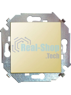 Механизм выключателя проходной 1-кл. СП Simon15 16А IP20 сл. кость Simon 1591201-031