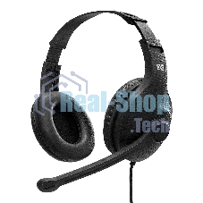 Гарнитура проводная ExeGate EX289748RUS Office HS-102S (3,5мм Jack интерфейс, длина кабеля 1,5м)