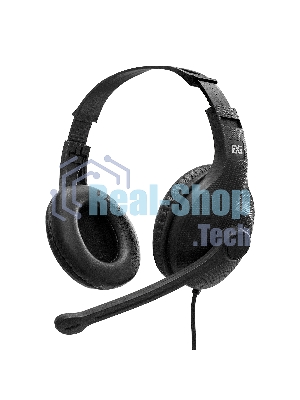 Гарнитура проводная ExeGate EX289748RUS Office HS-102S (3,5мм Jack интерфейс, длина кабеля 1,5м)