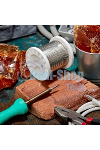 Припой ПОМ-3, 500г, Ø2мм, (олово 97%, медь 3%), бессвинцовый, ГОСТ 21931-76, катушка Rexant