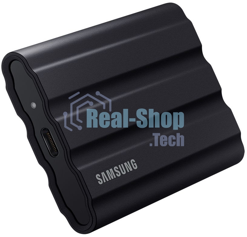 Внешний SSD Samsung T7 Shield, 2TB, USB 3.2 Gen 2 Type-C, R/W 1050/1000, черный