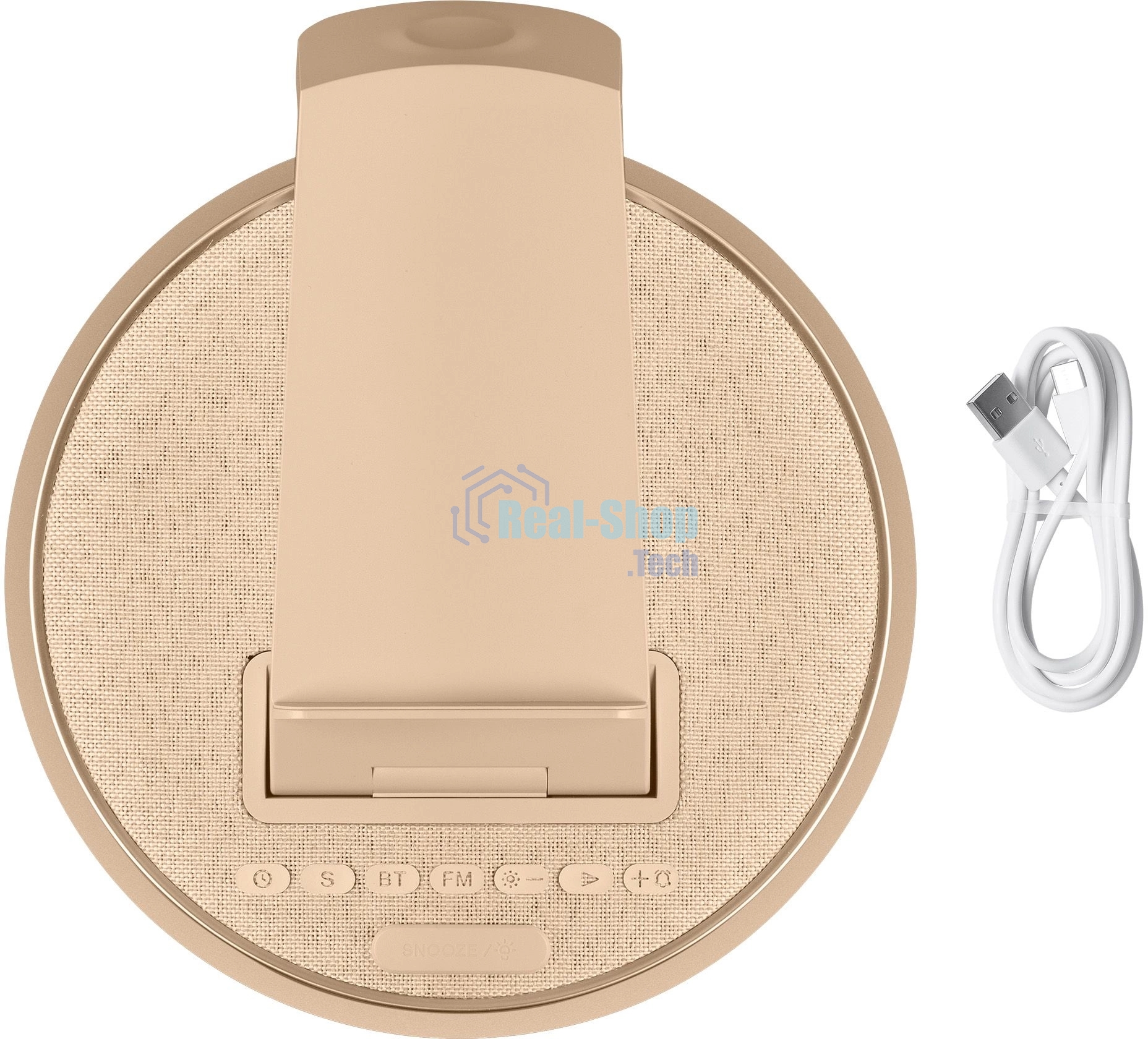 Портативная колонка BBK BTA1110 золотистый 10W 2.0 BT 10м 1800mAh