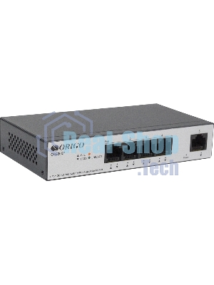 Коммутатор Unmanaged Switch 4x1000Base-T PoE, 1x1000Base-T, PoE Budget 60W, Long-range PoE up to 250m, metal case