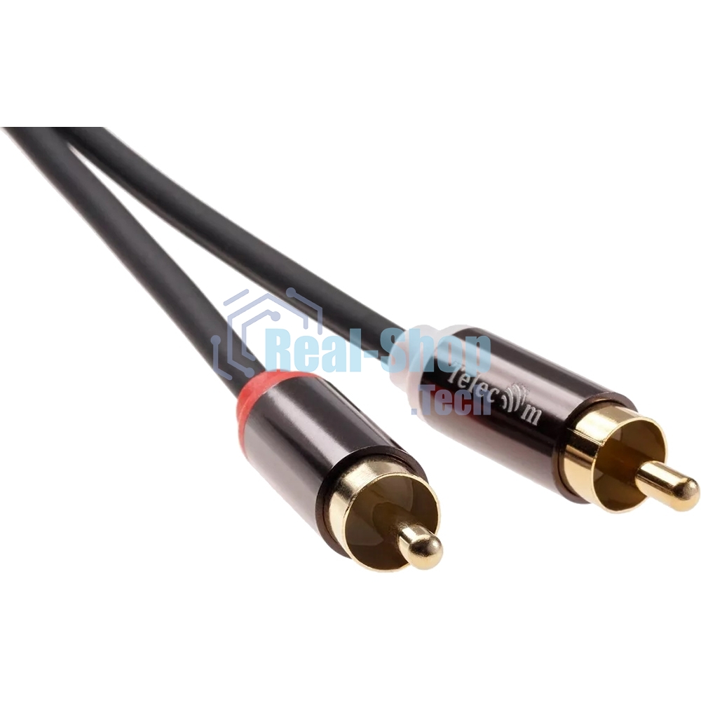 Кабель соединит 2xRCA (M) - 2xRCA (M),1.5m, TelecomPRO TAV7158M-1.5M