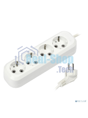 Удлинитель Smartbuy SBE-16-4-03-Z 4 гнезда 3 метра 16А/3,5 кВт с заземлением ПВС 3х1мм2