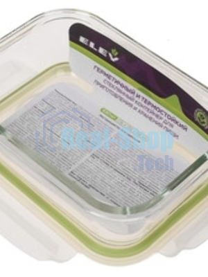 Контейнер прямоугольный Eley ELP2402G 630 мл, зеленый