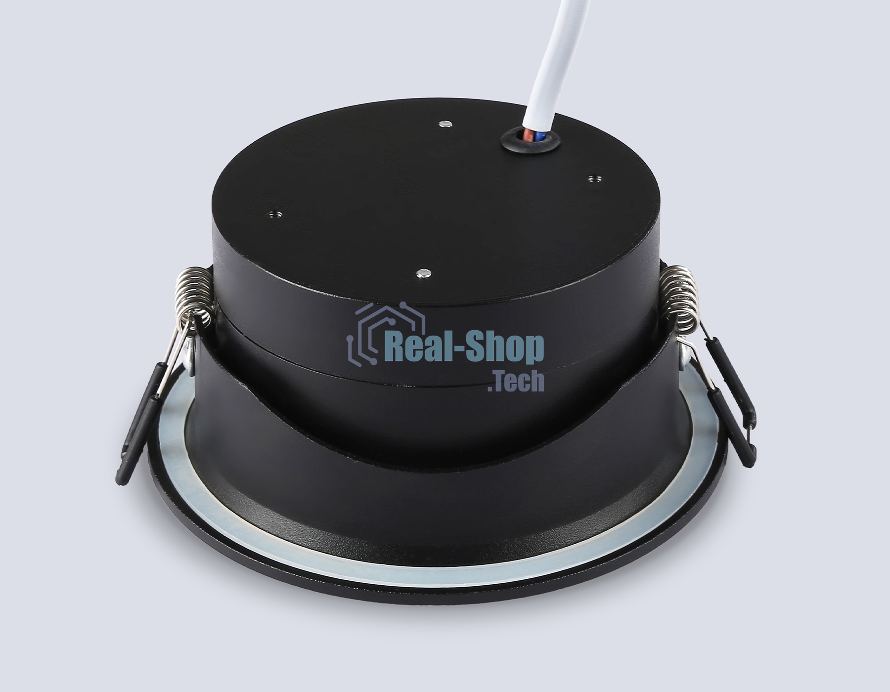 Светильник Ambrella light TN6653 BK черный IP44 GX53 D110*48