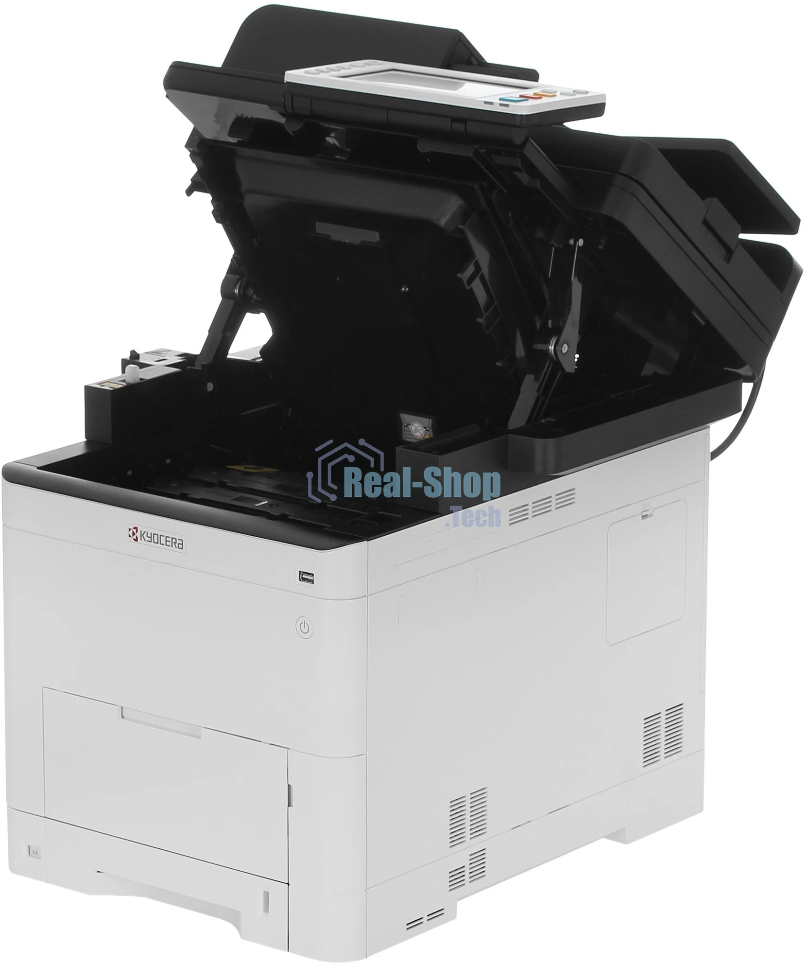 МФУ лазерное Kyocera ECOSYS MA4000cifx (replaces M6635cidn) (1102Z53NL0), A4, цветной, печ. 40 стр/мин., скан. до 60 стр/мин (ч/б) 50 стр/мин (цвет.), 1200 x 1200 dpi (печать) 600 x 600 dpi (скан.), Ethernet, USB