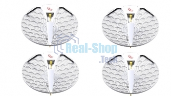 Точка доступа MikroTik RBLHG-5HPnD-XL4pack LHG XL HP5 4pack (LHG XL HP5 with 27dBi 5GHz antenna, Dual Chain High Power 802.11an wireless, 600MHz CPU,