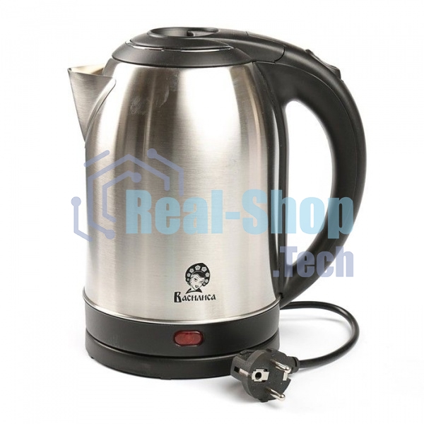 Чайник электрический Василиса Т31-2000 нерж/черный