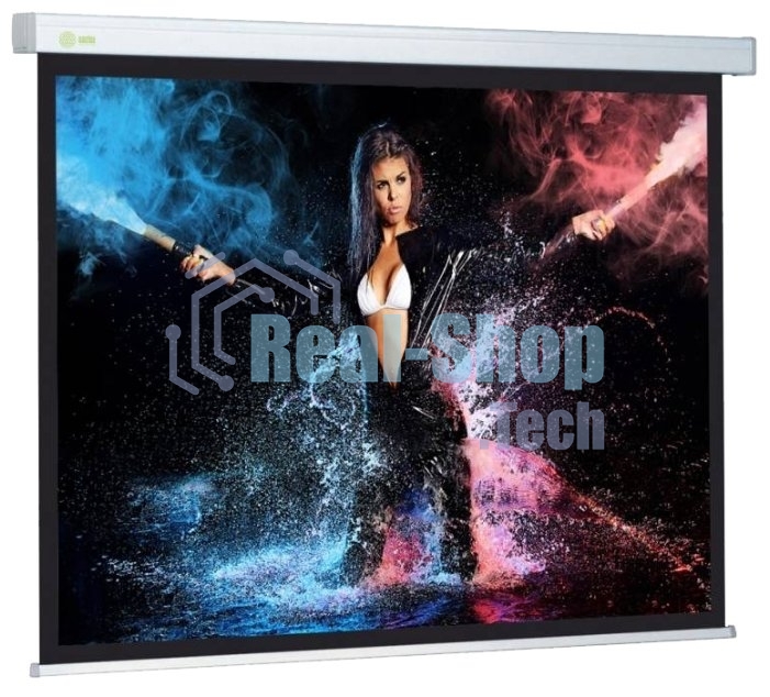 Экран Cactus 180x180см Wallscreen CS-PSW-180x180 1:1 настенно-потолочный рулонный белый
