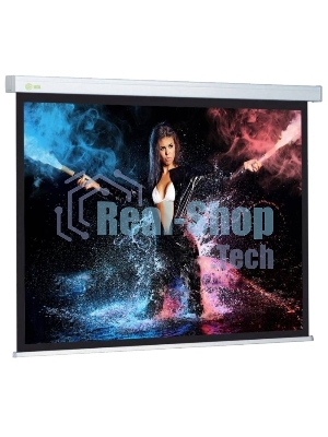 Экран Cactus 180x180см Wallscreen CS-PSW-180x180 1:1 настенно-потолочный рулонный белый