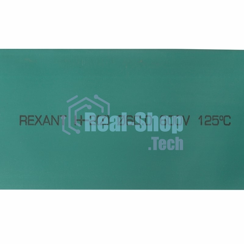 Термоусадочная трубка Rexant 60,0/30,0 мм, зеленая, упаковка 10 шт. по 1 м