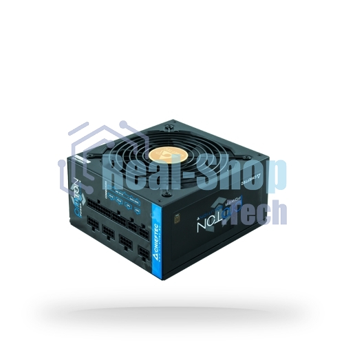 Блок питания Chieftec BDF-1000C, 1000Вт, 80 PLUS Bronze, 140мм, модульный, черный