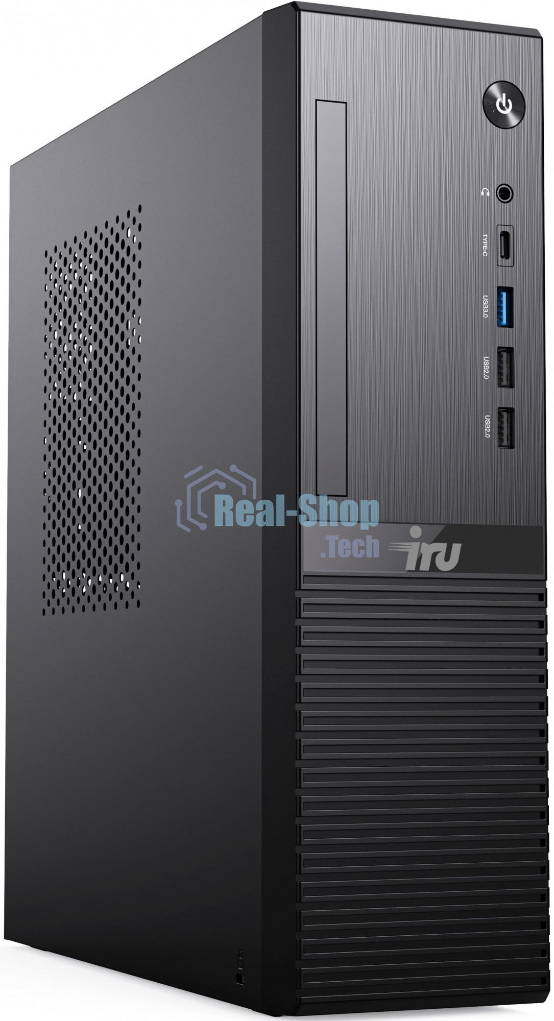 Компьютер IRU 310SC SFF i3 12100 (3.3) 16Gb SSD 256Gb UHDG 730 Win 11Pro GbitEth 200W черный (1969056)