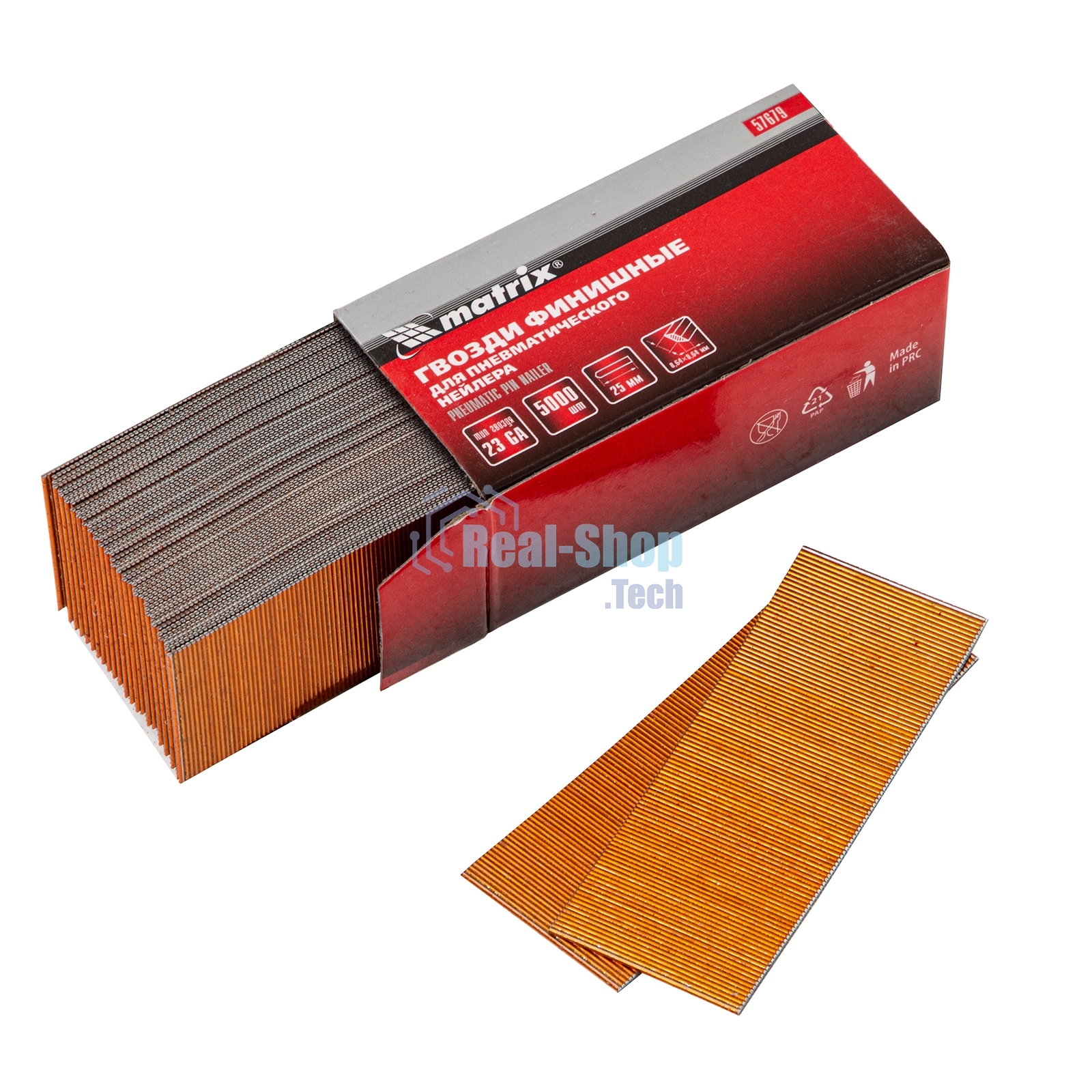 Гвозди Matrix финишные 23GA для пн, нейлера финишного диам
