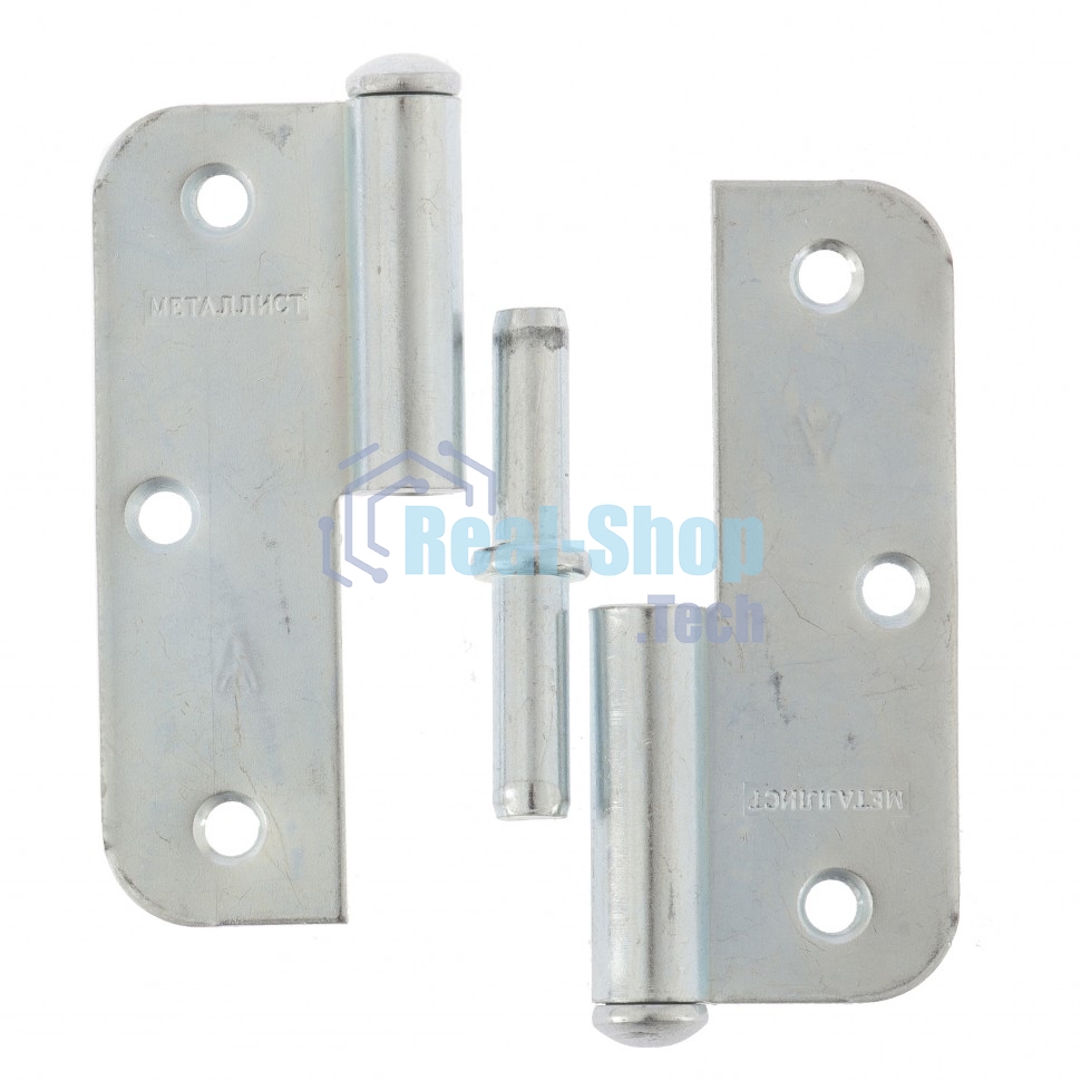 Петля накладная ПН1-85 левая, цинк, 4шт. (Металлист)