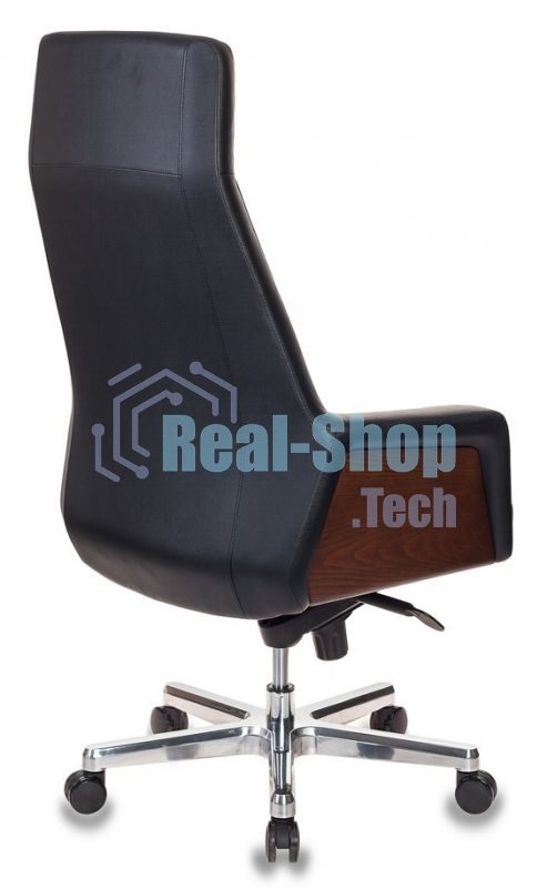 Кресло руководителя Бюрократ ANTONIO/BLACK черный кожа крестовина алюминий