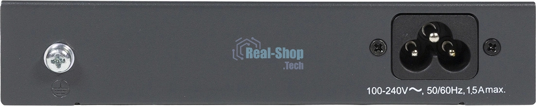 Коммутатор Unmanaged Switch 4x1000Base-T PoE, 1x1000Base-T, PoE Budget 60W, Long-range PoE up to 250m, metal case