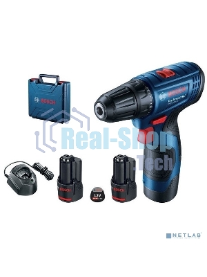 Дрель-шуруповерт Bosch GSR-120, 12 В, 2 Ач, 30 Нм, щеточный
