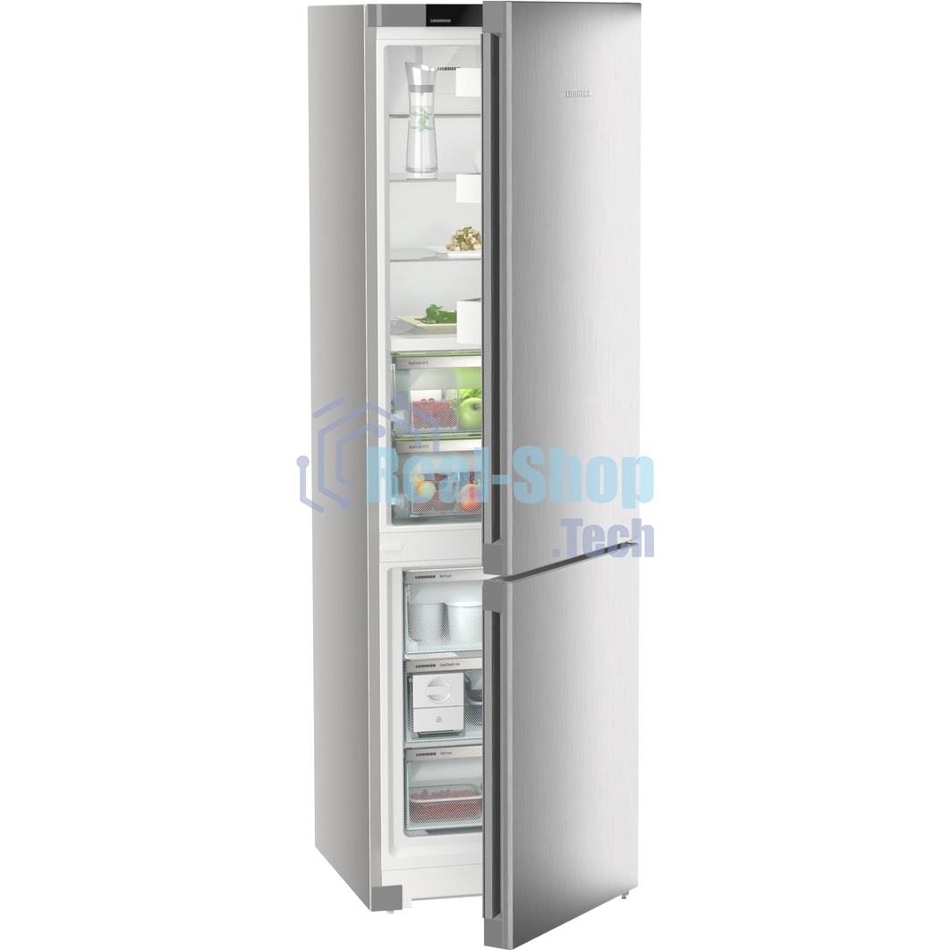 Холодильник Liebherr CBNsfc 57vi-22 001 серебристый двухкамерный 255/94л морозилка снизу, No Frost