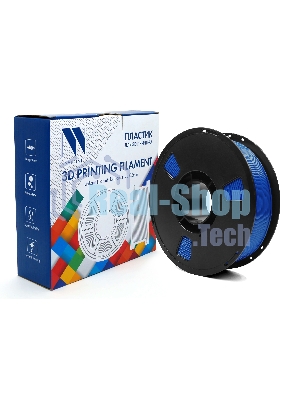 Филамент NV PRINT TPU Silk Blue для 3D печати диаметр 1.75мм 330 метров масса 1 кг