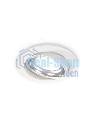 Комплект встраиваемого поворотного светильника Ambrella light XC7651002 SWH/PSL белый песок/серебро полированное MR16 GU5.3 (C7651, N7022)