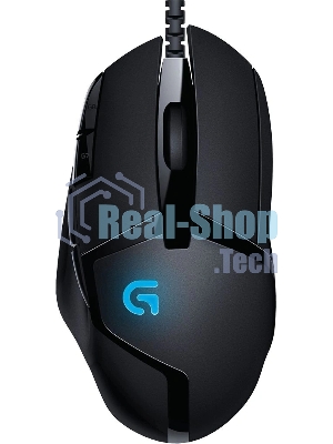 Мышь проводная Logitech G402 Hyperion Fury черный, 4000 dpi, USB, кнопки - 8
