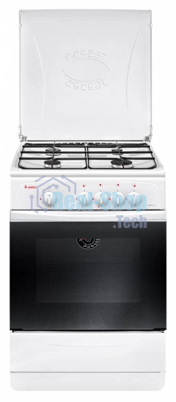 Плита газовая Gefest ПГ 1200 С7 К8 белый, конфорок 4 шт, духовка 63 л, 60 см x 85 см x 60 см