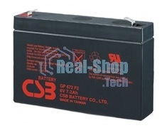 Батарея для ИБП CSB GP 672 (6V 7.2Ah)