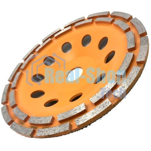 Чашка алмазная зачистная 125мм двухрядная Вихрь 73/10/3/6